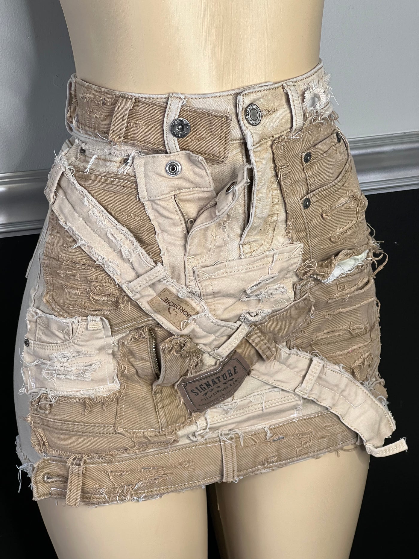 Custom Khaki Skirt