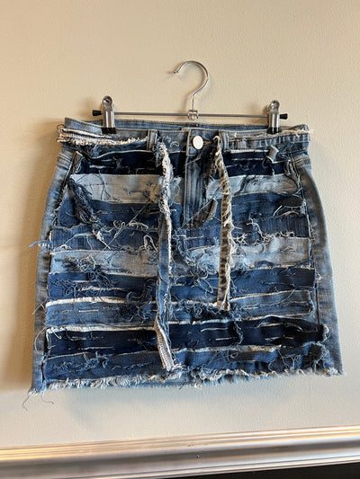 Custom For The Girls Denim Skirt